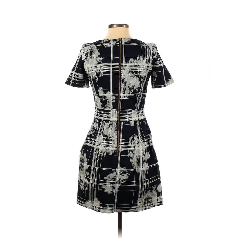 French Connection Black floral mini dress